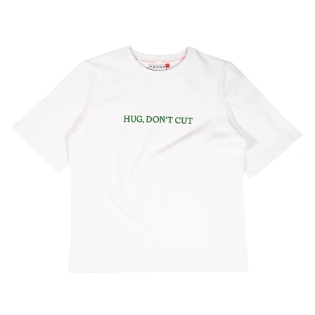 T-shirt damski Treehugger –  Julia Kamińska x Obiektor x FAVNA - biały
