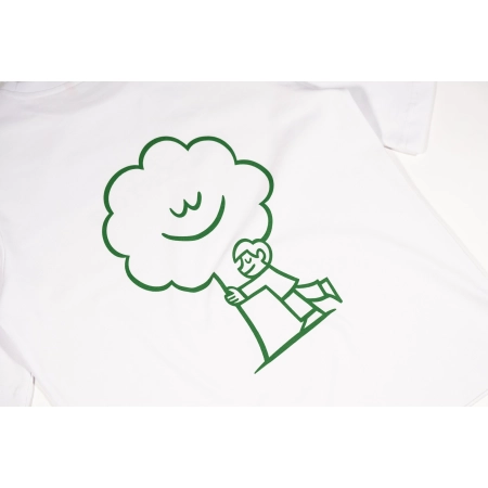 T-shirt damski Treehugger –  Julia Kamińska x Obiektor x FAVNA - biały